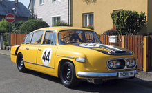 Load image into Gallery viewer, AutoCult 1/43 Tatra 603-2 B5  "Marathon de la Route" 1966  #44 ATC90354