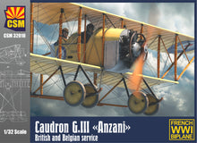 Load image into Gallery viewer, Copperstate Models 1/32 Belgian/British Caudron G.III "Anzani" CSM32010'