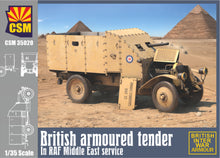 Load image into Gallery viewer, Copperstate Models 1/35 British Armoured Tender in RAF Middle East Service CSM35020