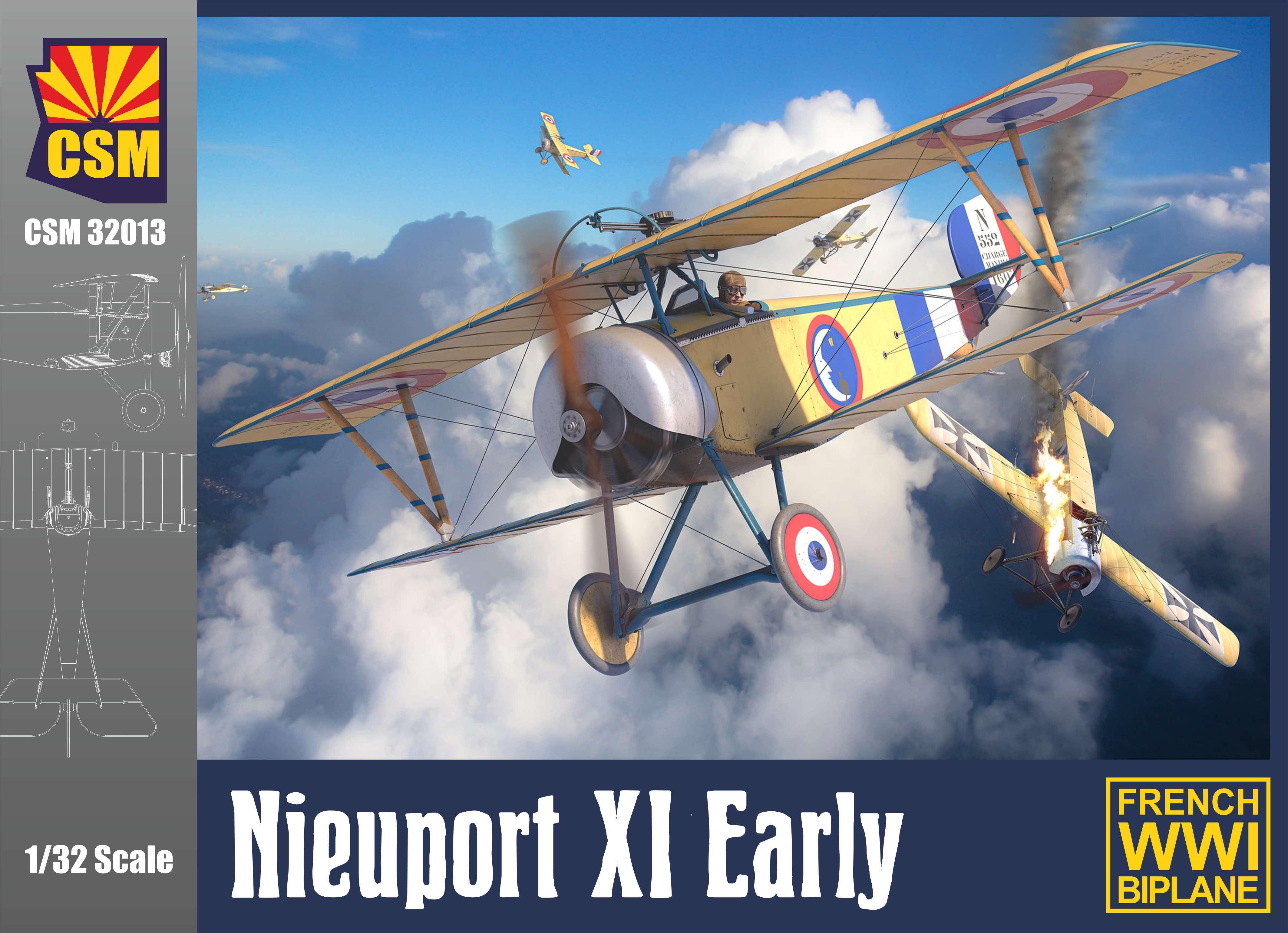 Copperstate Models 1/32 French Nieuport XI Early CSM32013
