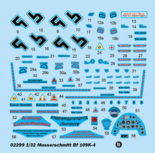 Load image into Gallery viewer, Trumpeter 1/32 German Messerschmitt Bf109K-4 02299