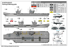 Load image into Gallery viewer, Trumpeter 1/700 British Aircraft Carrier HMS Queen Elizabeth 06751