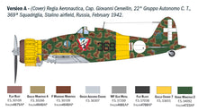 Load image into Gallery viewer, Italeri 1/32 Italian Macchi MC.200 Seatta 2516'