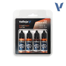 Load image into Gallery viewer, Vallejo True Metallic 77.253 Antique Copper Set 4 x 18ml