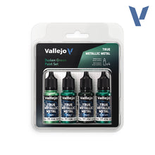 Load image into Gallery viewer, Vallejo True Metallic 77.257 Dusken Green Sett 4 x 18ml