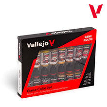 Load image into Gallery viewer, Vallejo Game Color 72.189 Leather and Metal Paint Set (16) 18ml