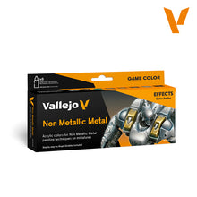Load image into Gallery viewer, Vallejo Game Color 72.193 Non Metallic Metal Set (8) 18ml