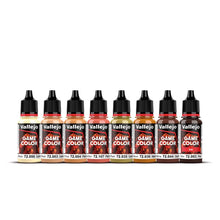 Load image into Gallery viewer, Vallejo Game Color Ink Skin Tones Game Paint Set (8 x 18 ml) 72187