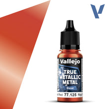 Load image into Gallery viewer, Vallejo True Metallic 77.125 Forged Red Base 18ml
