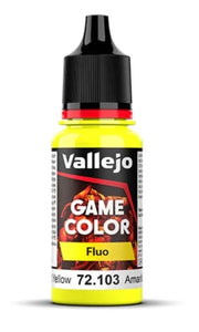Vallejo Game Color 72.103 Fluorescent Yellow 18ml