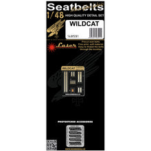 Load image into Gallery viewer, HGW 1/48 US F4F-4 Wildcat Textile Seatbelts and Photoetch Buckles 148591