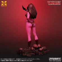 Load image into Gallery viewer, X-Plus 1/8 GLOW Vampirella w/Base &amp; Tombstone (Jose Gonzalez Art ) XPL-23
