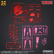 Load image into Gallery viewer, X-Plus 1/8 GLOW Vampirella w/Base &amp; Tombstone (Jose Gonzalez Art ) XPL-23