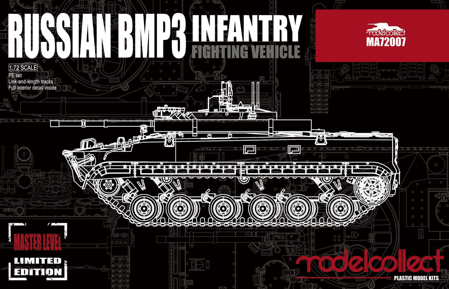 Modelcollect 1/72 Russian BMP3 Infantry Fighting Vehicle (Master Level) MA72007
