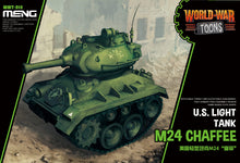 Load image into Gallery viewer, Meng Kids World War Toons Snaptite US M24 Chaffee Light Tank WWT-018