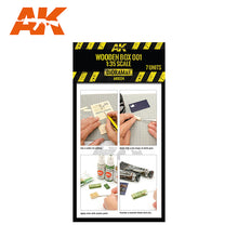 Load image into Gallery viewer, AK Interactive AK8224 1/35 Laser Cut Wooden Box 001 7 Units