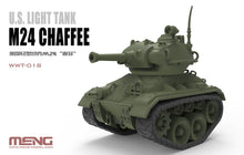 Load image into Gallery viewer, Meng Kids World War Toons Snaptite US M24 Chaffee Light Tank WWT-018