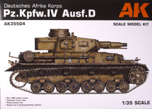 Load image into Gallery viewer, AK Interactive AK35504 1/35 German PzKpfw.IV Ausf.D Afrika Korps