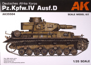 AK Interactive AK35504 1/35 German PzKpfw.IV Ausf.D Afrika Korps