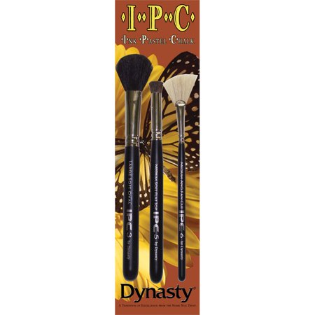 Dynasty IPC SET C -Large Soft Oval, Medium Soft Flat Top, Medium Angle Fan (1 ea) 23597