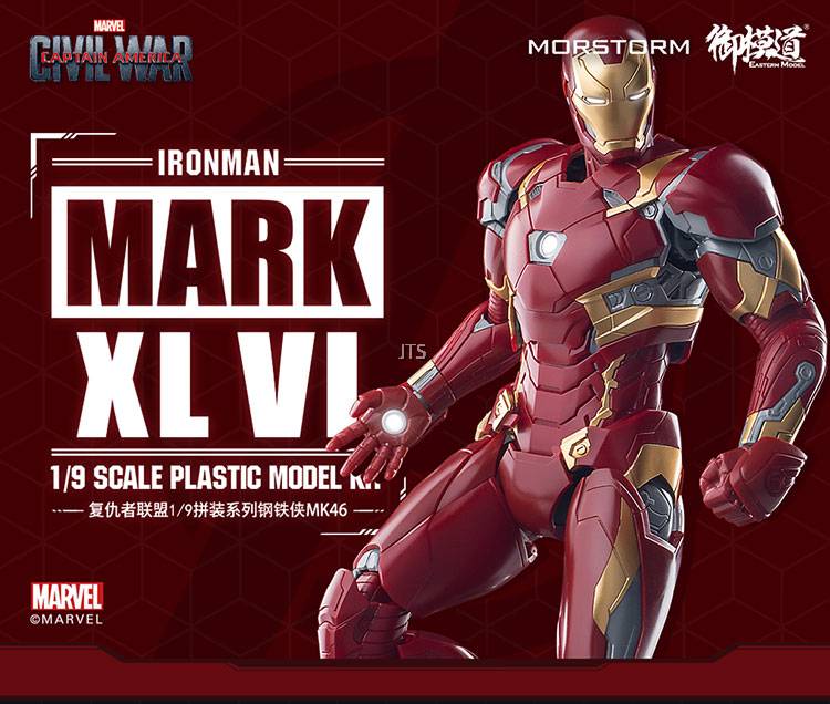 Morstorm 1/9 Iron Man Mark XLVI (Mk.46) Model Kit 800216