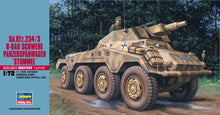 Load image into Gallery viewer, Hasegawa 1/72 German Sd.Kfz. 234/3 8-Rad Schwere Panzerspähwagen "Stummel" 31154