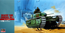 Load image into Gallery viewer, Hasegawa 1/72 British Infantry Tank Churchill Mk.1 31127