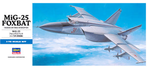 Hasegawa 1/72 Russian Mig-25 Foxbat Interceptor 00434 – Burbank's