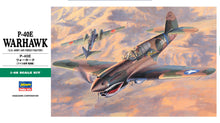 Load image into Gallery viewer, Hasegawa 1/48 US P-40E Warhawk 09086