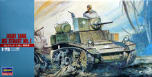 Load image into Gallery viewer, Hasegawa 1/72 US M3 Stuart Mk.1 Light Tank 31103