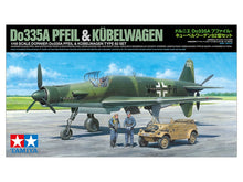 Load image into Gallery viewer, Tamiya 1/48 German Dornier Do335A Pfeil W/Kubelwagen Type 82 25206