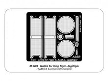Load image into Gallery viewer, Aber 1/35 German King Tiger/Jagdtiger Grills G06'