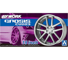 Load image into Gallery viewer, Aoshima 1/24 Rim &amp; Tire Set (103) Work Gnosis CV203 19 Inch 06116