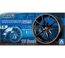Load image into Gallery viewer, Aoshima 1/24 Rim &amp; Tire Set (105) Volk Racing G25 18 Inch 06118