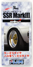 Load image into Gallery viewer, Fujimi 1/24 The Wheel Series No.65 SSR Mark III Wheel &amp; Tire Set 14" 193342