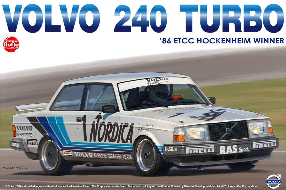 Platz NuNu 1/24 Volvo 240 Turbo 1986 Hockenheim Winner 24013