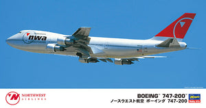 Hasegawa 1/200 Northwest Airlines Boeing 747-200 10840 – Burbank's