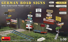 Load image into Gallery viewer, MiniArt 1/35 German Road Signs WWII Eastern Front Set 1 35602