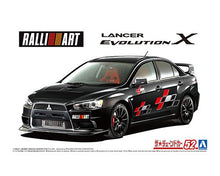 Load image into Gallery viewer, Aoshima 1/24 MItsubishi Lancer Evolution X Ralliart CZ4A 2007 05987