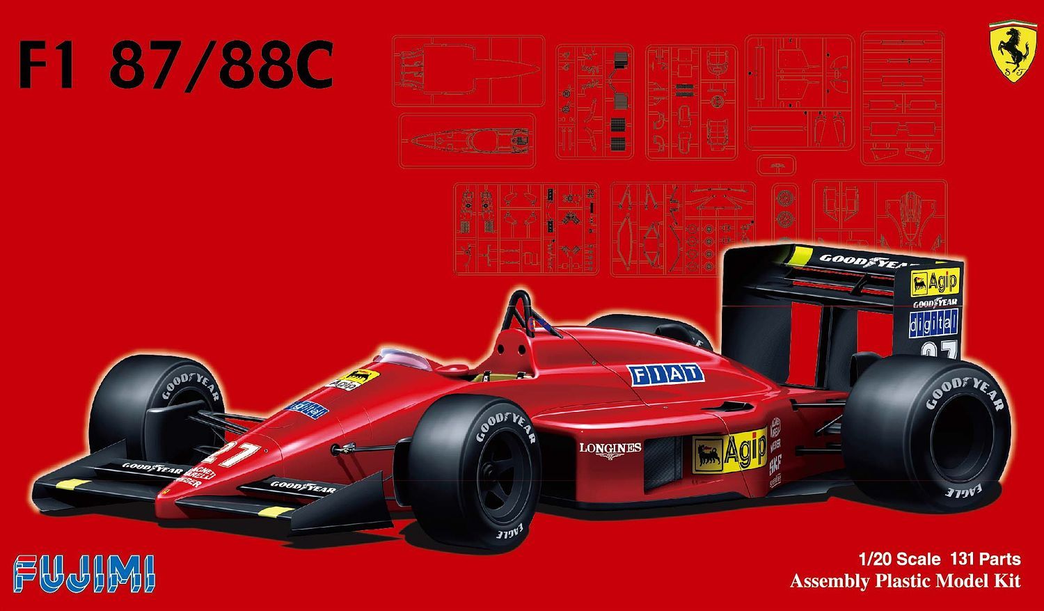 Fujimi 1/20 GP23 Ferrari F1-87/88C 091983 – Burbank's House of Hobbies
