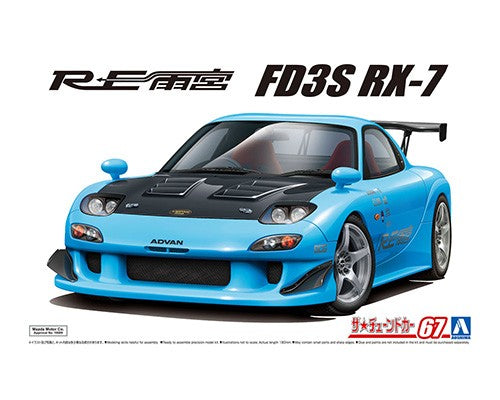 NO.119  1/24 雨宮 MAZDA  RX-7 FD3S Aoshima 1/24 Mazda RE AMEMIYA FD3S RX-7 1999 05626 – Burbank's