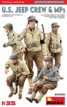 Load image into Gallery viewer, Miniart 1/35 US Jeep Crew &amp; MPs. Special Edition 35308