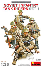 Load image into Gallery viewer, Miniart 1/35 Russian Infantry Tank Riders Set 1 35309