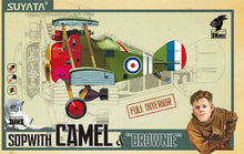 Load image into Gallery viewer, Suyata Toon British Sopwith Camel w/ Brownie Pilot Figure SK002