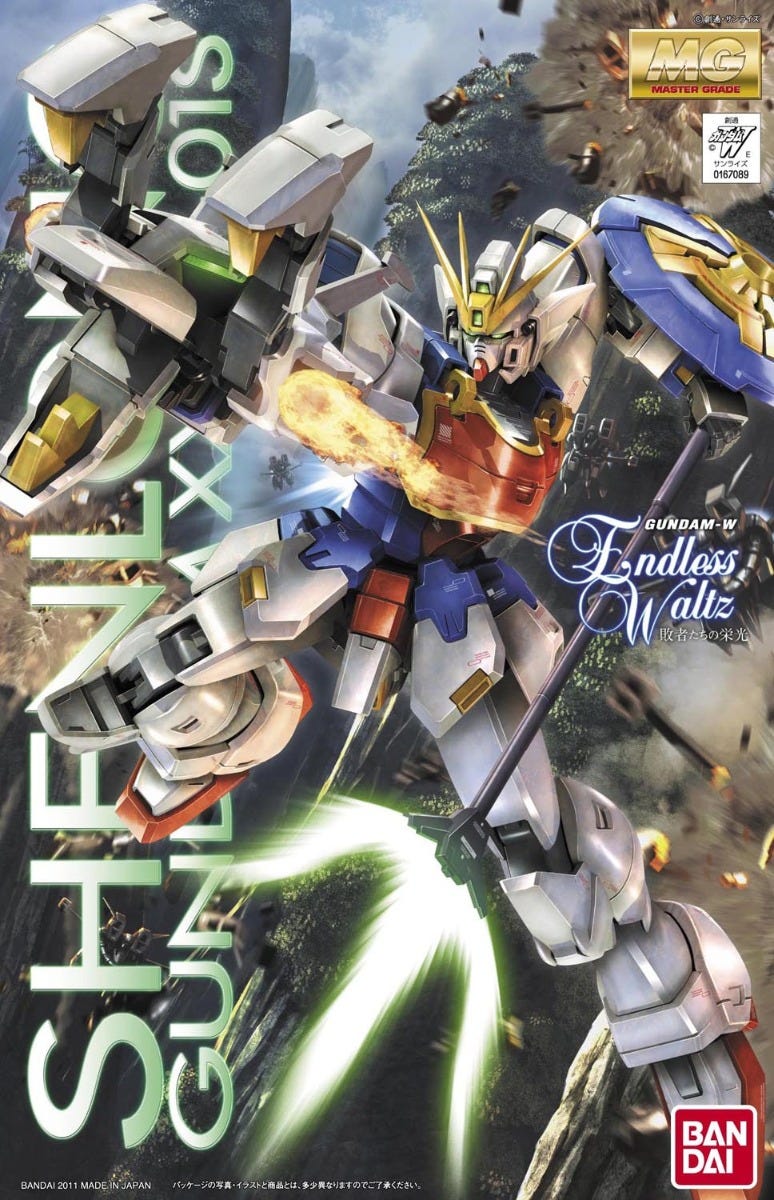MG XXXG-01S Shenlong Gundam EW 1/100 - Model kit premium