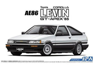 Aoshima 1/24 Toyota AE86 Corolla Levin GT-Apex 85 06192