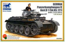 Load image into Gallery viewer, Bronco 1/35 German PzKfw II Ausf.D Sdkfz 121 CB35061
