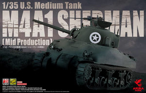 Asuka (Tasca) 1/35 US M4A1 Sherman (Mid Prod.) 35-010