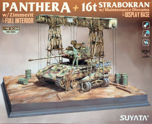 Suyata 1/48 German Panther A w/ Zimmerit & Interior & 16T Strabokran NO-001
