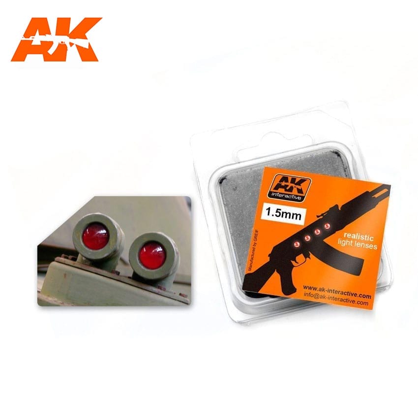 AK Interactive AK204 Lenses 1.5mm Red (4) – Burbank's House of Hobbies